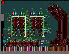 DDR4 routing PCB